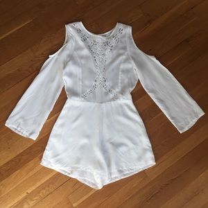 ASOS “d.RA” Cutout Longsleeve Romper, Size XS, NWT